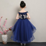 Летний детский наряд маленькой принцессы, манекен головы, вечернее платье, пианино, 2020, новая коллекция, открытые плечи