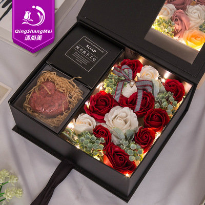 originality gift Soap flower soap rose Gift box Girlfriend Confidante Unburden birthday Valentines Day gift