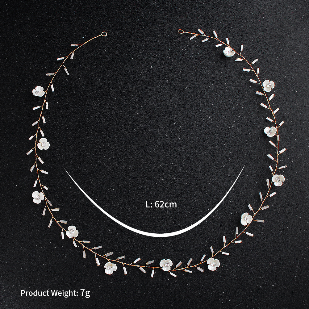 Plastic Fashion Flowers Hair accessories Alloy NHHS0396Alloy