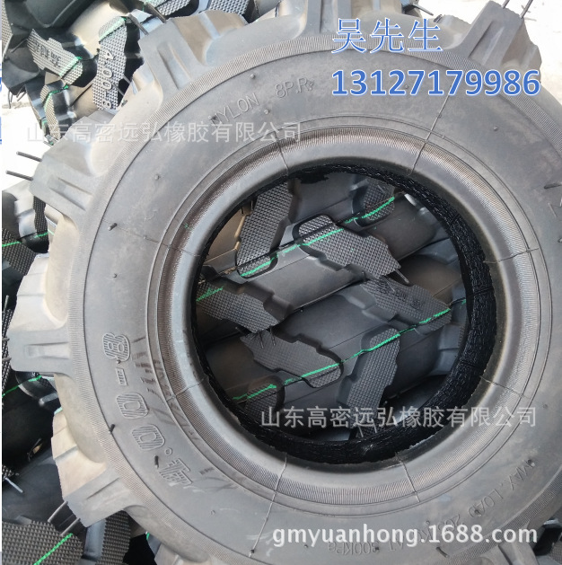 厂家直销4.00-8微耕机轮胎400-8微耕机防滑人字轮胎400-8