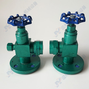 DN25 lined tetrafluoro flange cock lined tetrafluoro carbon steel flange cock lined tetrafluoro liquid level meter angle valve