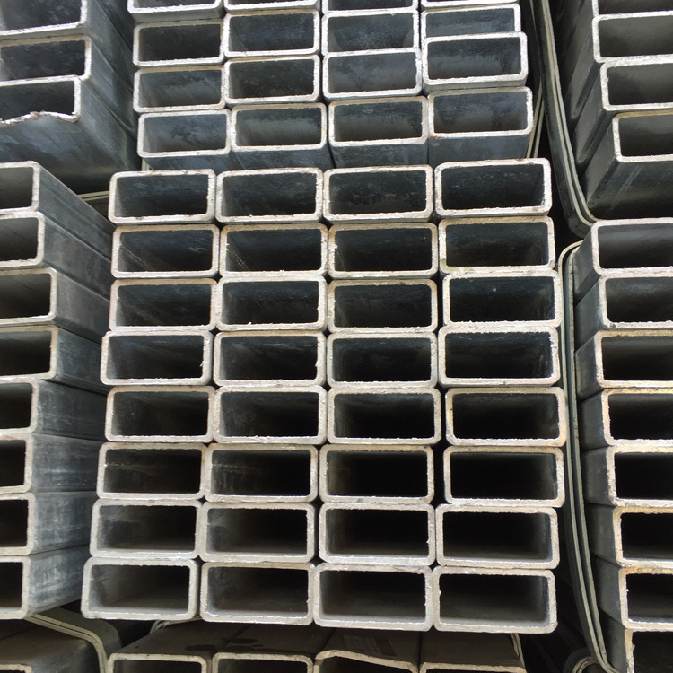 广州越高供应建筑装饰镀锌板方管30*30 薄壁广东管材现货批发配送