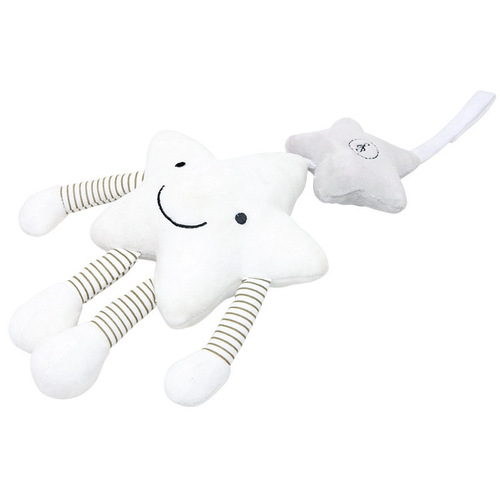 Crib bell bed hanging 0-1 year old newborn stroller pendant music rattle to coax baby plush soothing toy