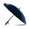 OLYCAT Long -handed umbrella 24 bone plus solid resistance storm retro wood handle men and women business clear umbrella dual use