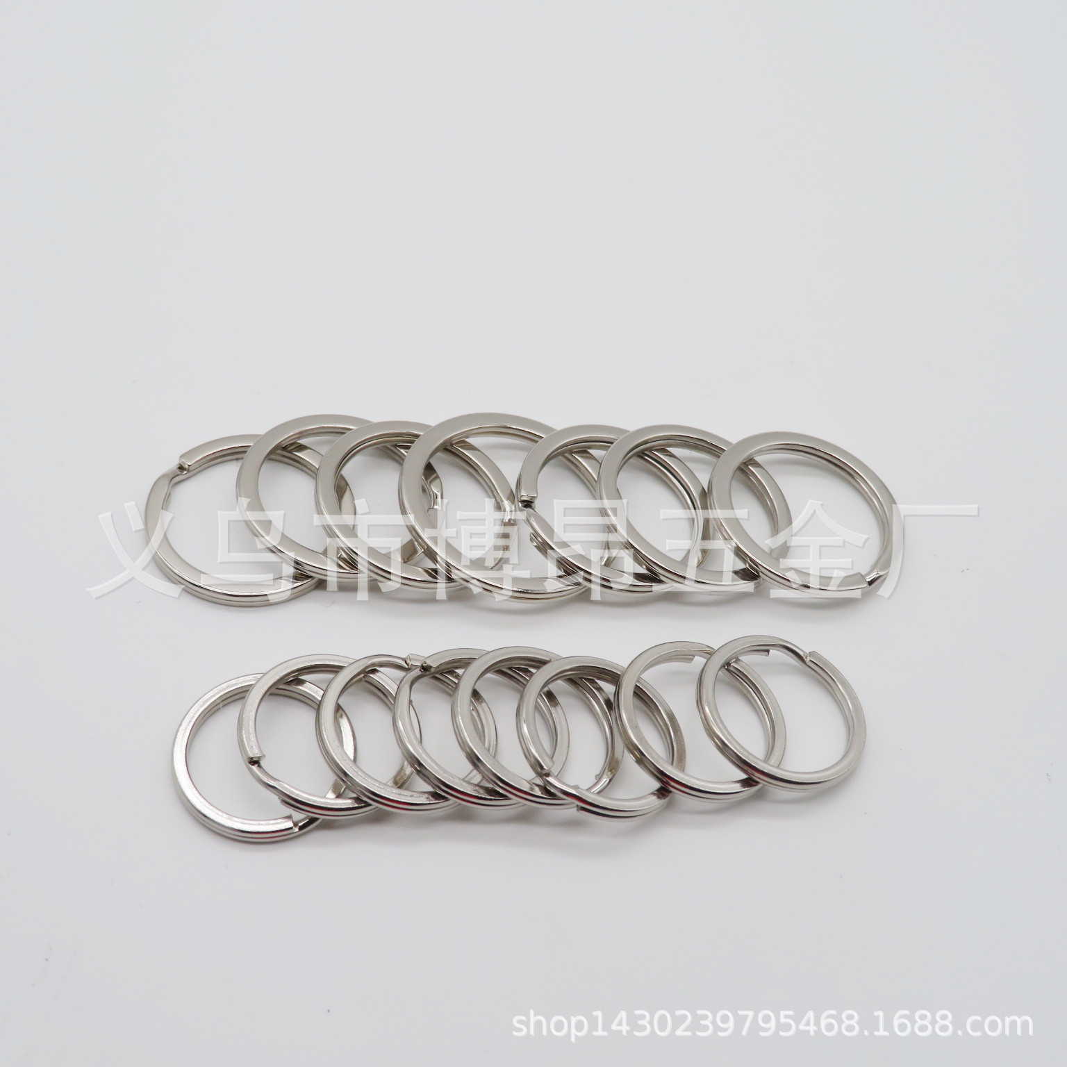 in stock metal flat ring key ring flat ring corner ring color key ring sample production
