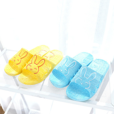 A拖鞋兔子鞋男室内情侣塑料家居鞋拖鞋女夏天居家浴室凉拖鞋防滑
