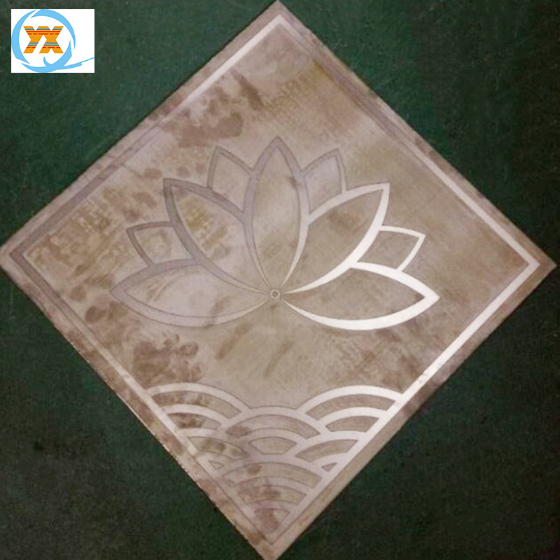 蚀刻加工SPCC冷轧铁板花纹半刻面板快速发货