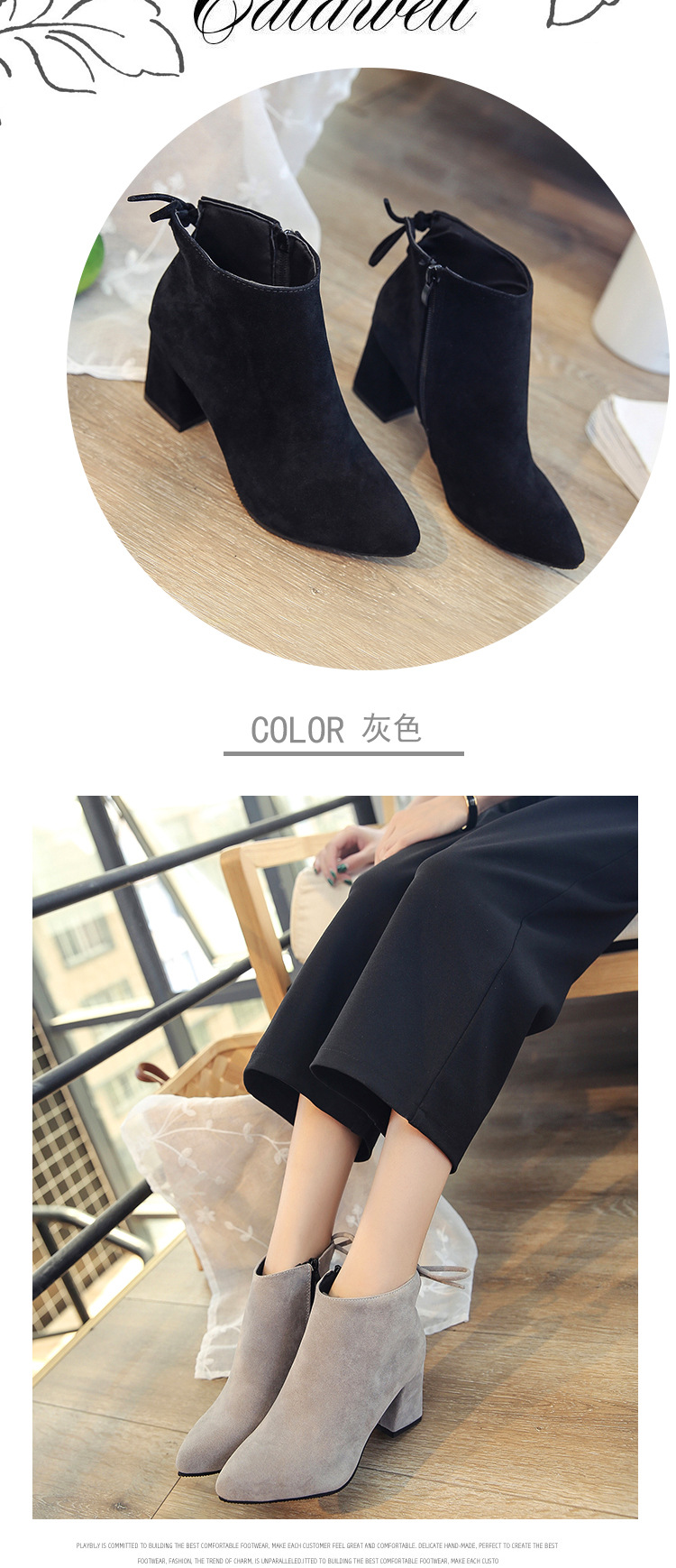 Bottes femme en Daim - Ref 3355468 Image 14