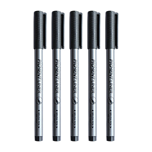 Punctuation stationery manufacturer direct sales design special RM-1502 soft brush pen / signature pen / needle pen sketch sketch