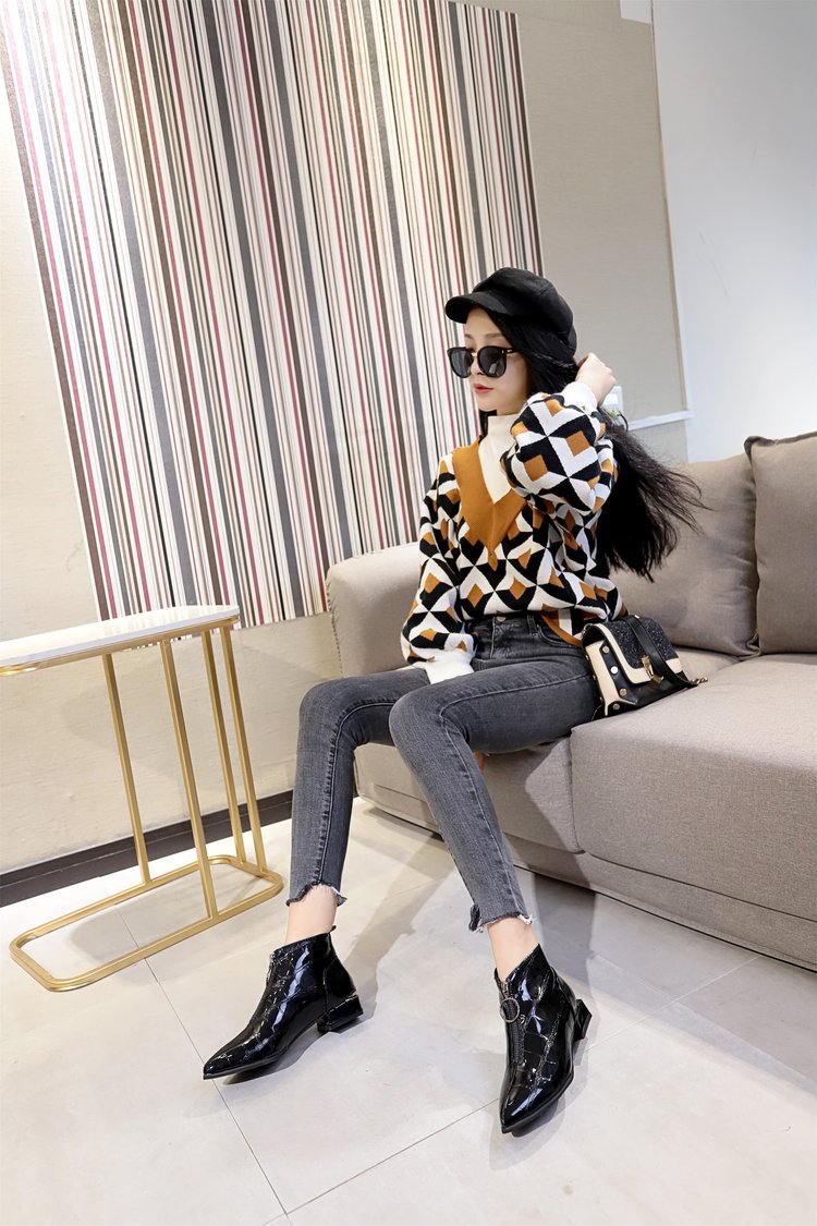 Bottes femme en PU artificiel - Ref 3355426 Image 15