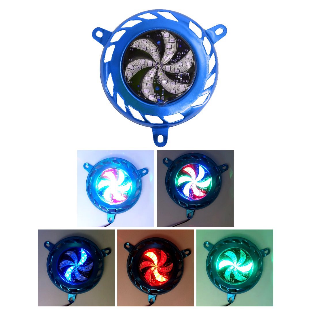 广州福造防水电车精装led侧灯炫灯转角灯摩托车改装灯饰12V24V电|ms