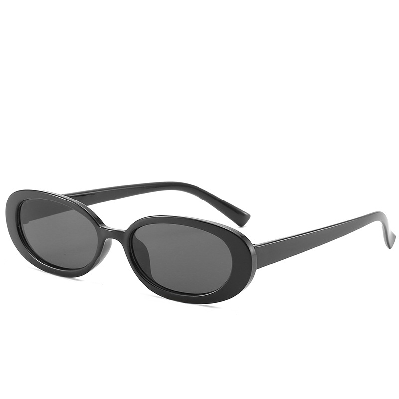 新款个性小框太阳眼镜男女奶牛色轻盈舒适墨镜跨境速卖眼镜5192