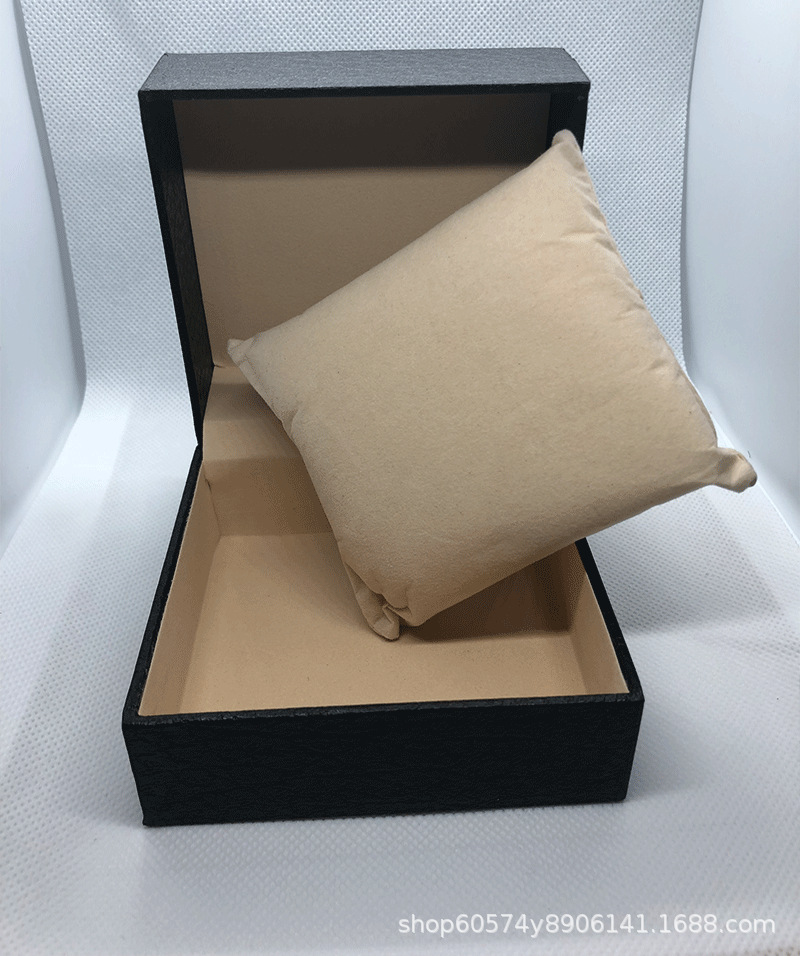 厂家直销手表包装翻盖盒现货海绵表盒手表首饰品纸盒子