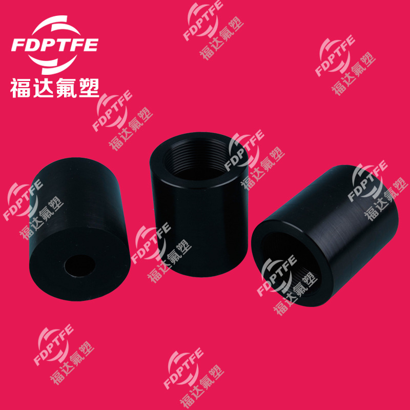 提供黑色PP聚丙烯防腐轴套加工 聚丙烯耐磨PP绝缘管套加工