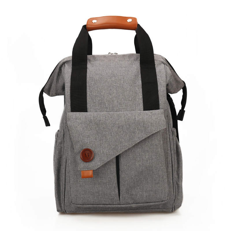 Pofunuo 2018 new pattern Retro British style Nanny waterproof High-capacity Mummy Bag leisure time Backpack