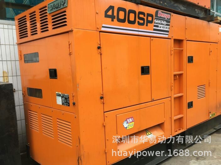 二手防音型发电机组300千瓦/二手日本小松SA6D140发电机回收