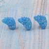 Accessory, synthesized beads, resin, 1.5mm, handmade, 10×11.4mm