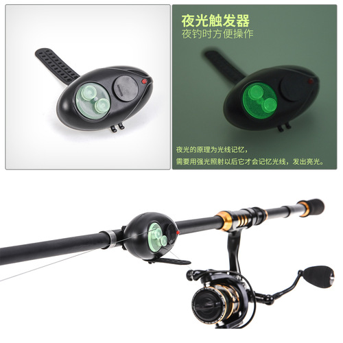 28041 LEO [bundled sound and light alarm] sea pole throwing and rock fishing electronic alarm cross-border wholesale