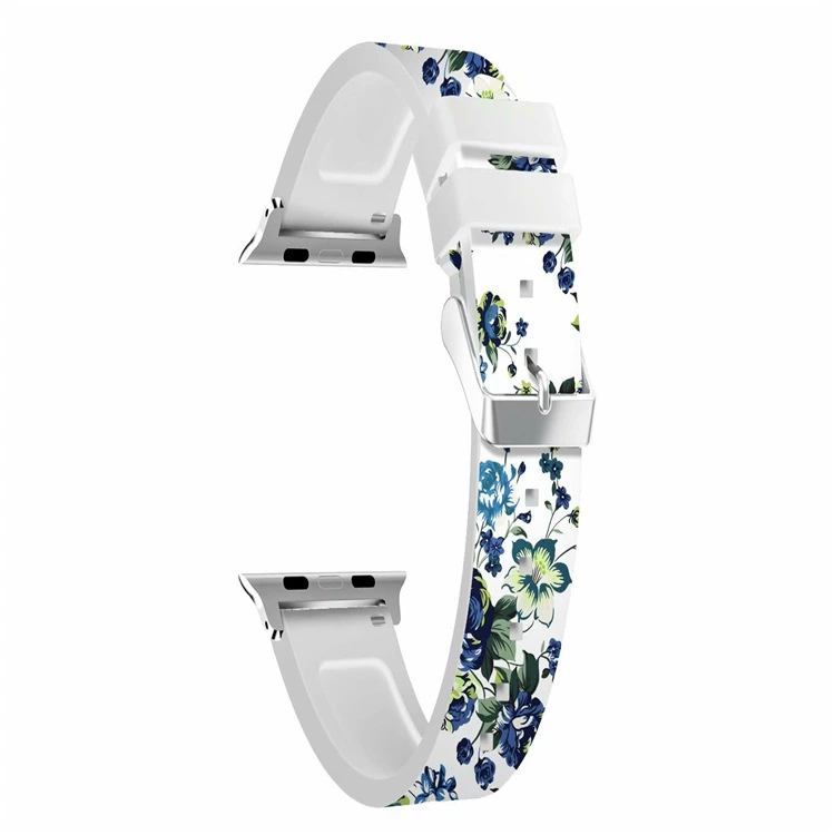 Новые товары подходят для силиконового ремешка в полоску для Apple Watch