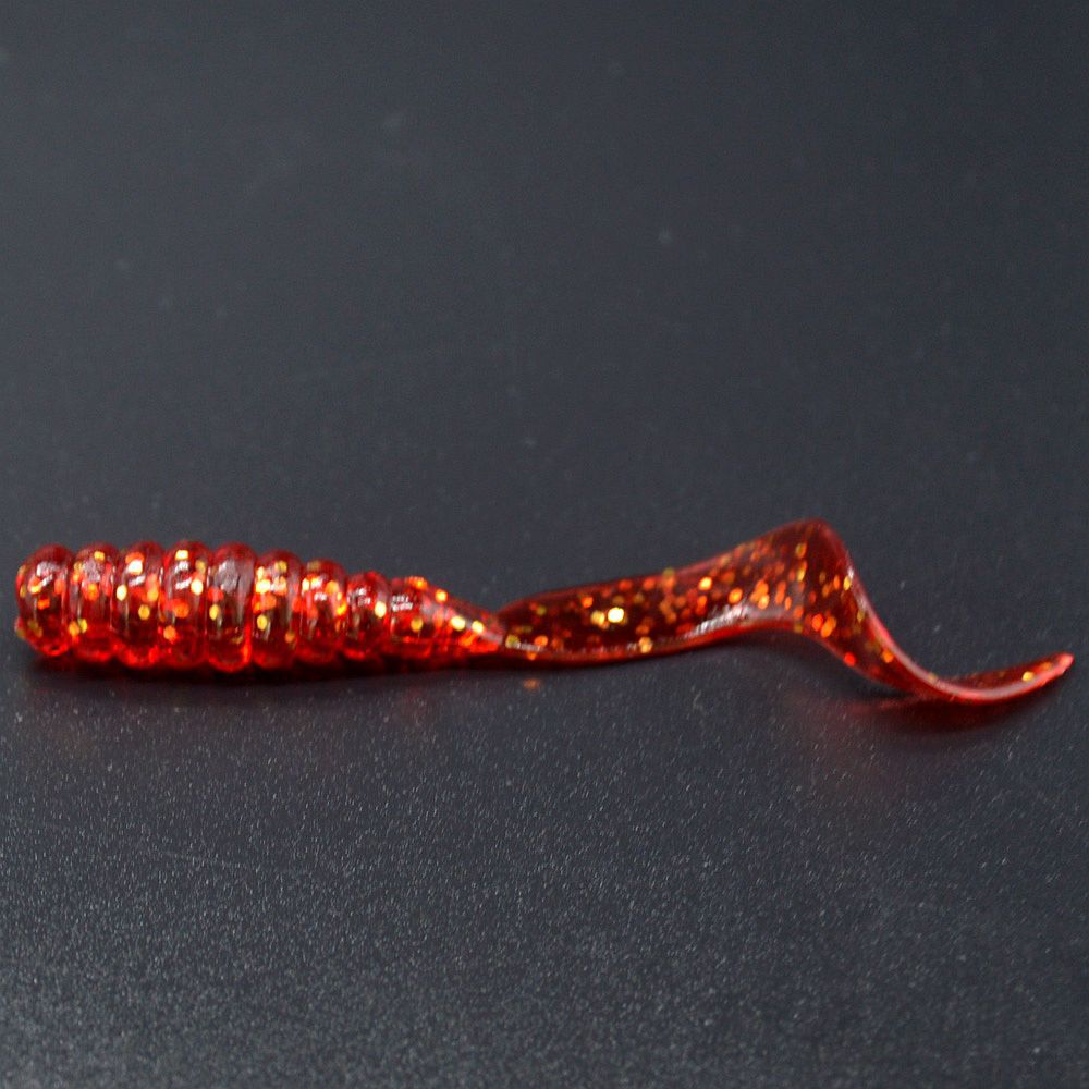 Soft Grubs Lures 60mm 2g Curl Tail Grubs Fresh Water Bass Swimbait Tackle Gear