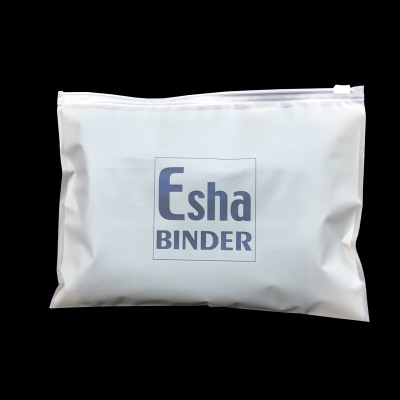 印刷白色CPE袋毛巾收納袋磨砂滑動拉鏈袋襪子 內衣內褲包裝塑料袋