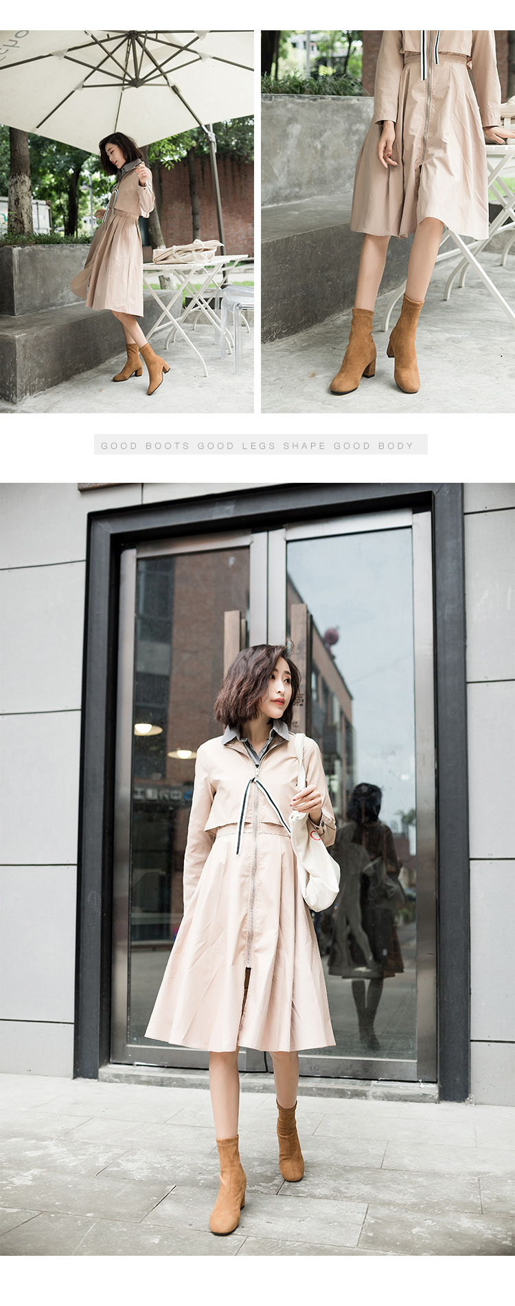 Bottes femme en Daim - Ref 3354891 Image 13