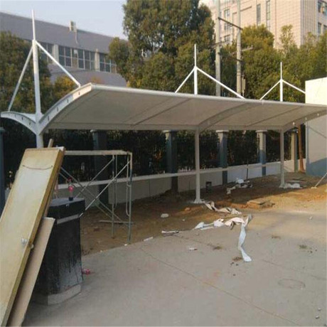 厂家供应膜结构自行车棚