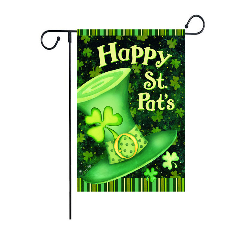 圣帕特里克节花园旗1.jpg