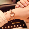 Fresh trend chain, bracelet for leisure, women's watch, Korean style, simple and elegant design