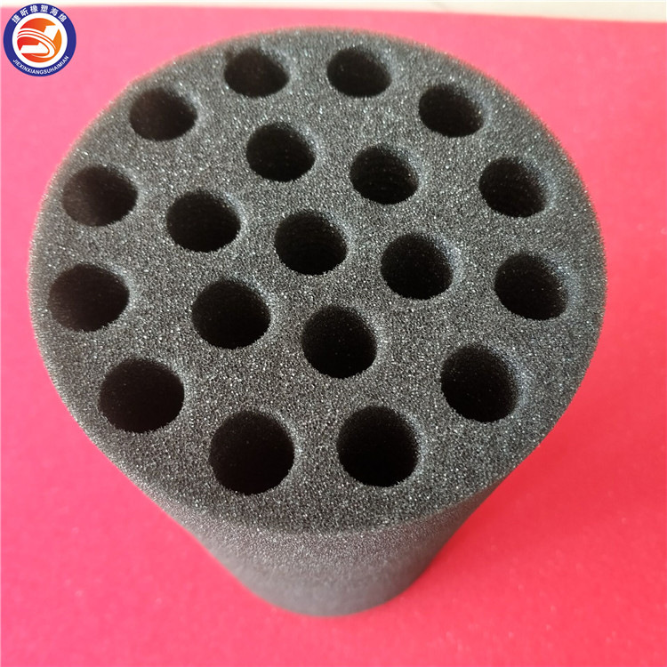 【定制】异形高回弹机械内置清洁海绵管 一体成型加工