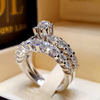 Accessory, wedding ring for beloved, wish, European style