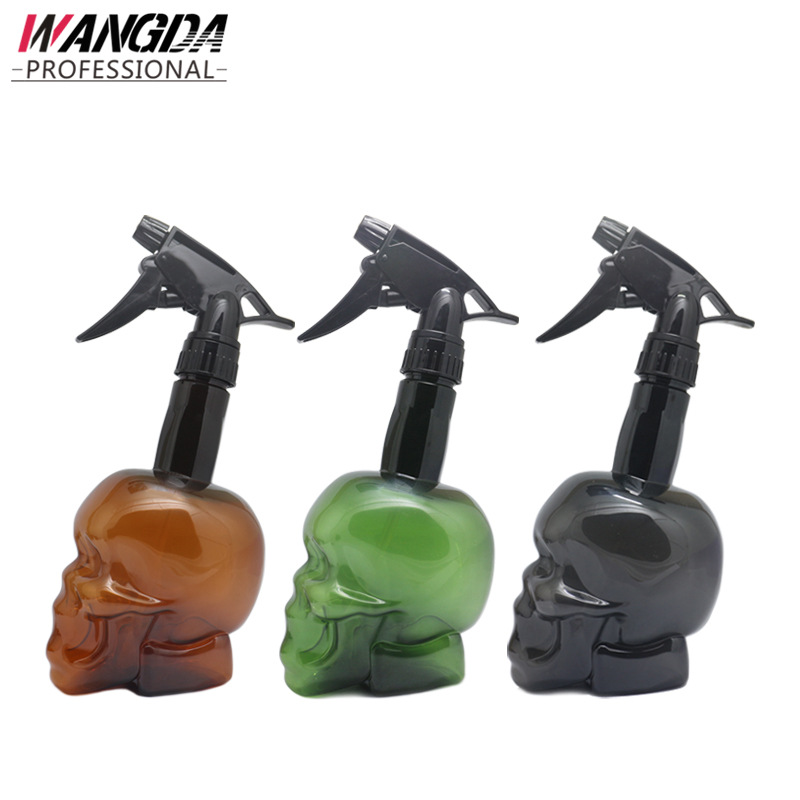 魔鬼水壶 可调节喷壶 骷髅头喷壶 发型师水壶 外贸跨境美发喷雾壶|ms