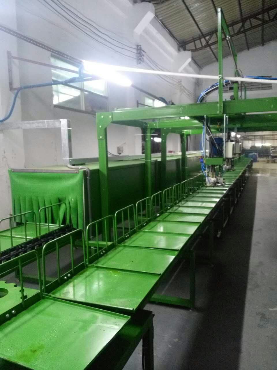 PU（聚氨酯）成型产线，鞋底机器设备机器