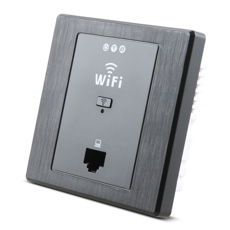 酒店宾馆客房WiFi覆盖面板AP嵌入墙壁式无线ap路由器220V面板AP