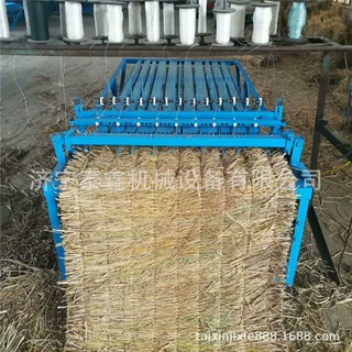 加工批发多针草帘编织机 稻草秸秆编织机 各种宽度草帘编织机