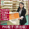 广东生产厂家直销PVC挤出粒子耐高温硬质颗粒料PVC塑料粒子