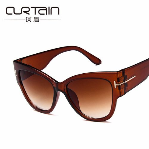 Cross-border supply 2018 Western and Eastern T-frame trendy sunglasses Fashion lady sunglasses 9778 sun glasses