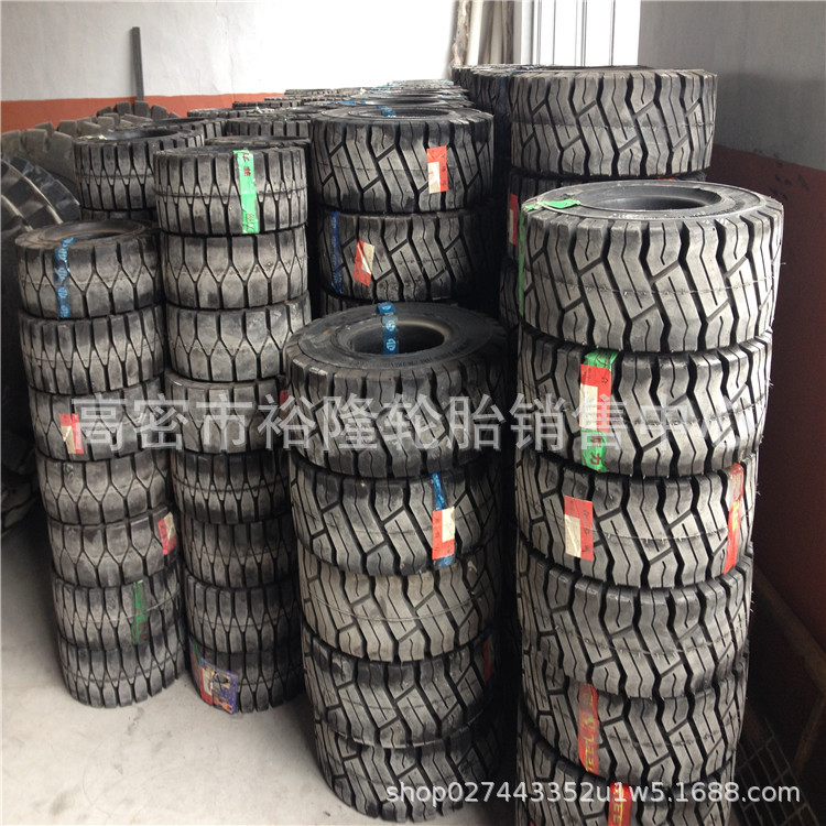 经济型叉车充气轮胎21x8-9叉车花纹拖车轮胎6.50-10/28x9-15