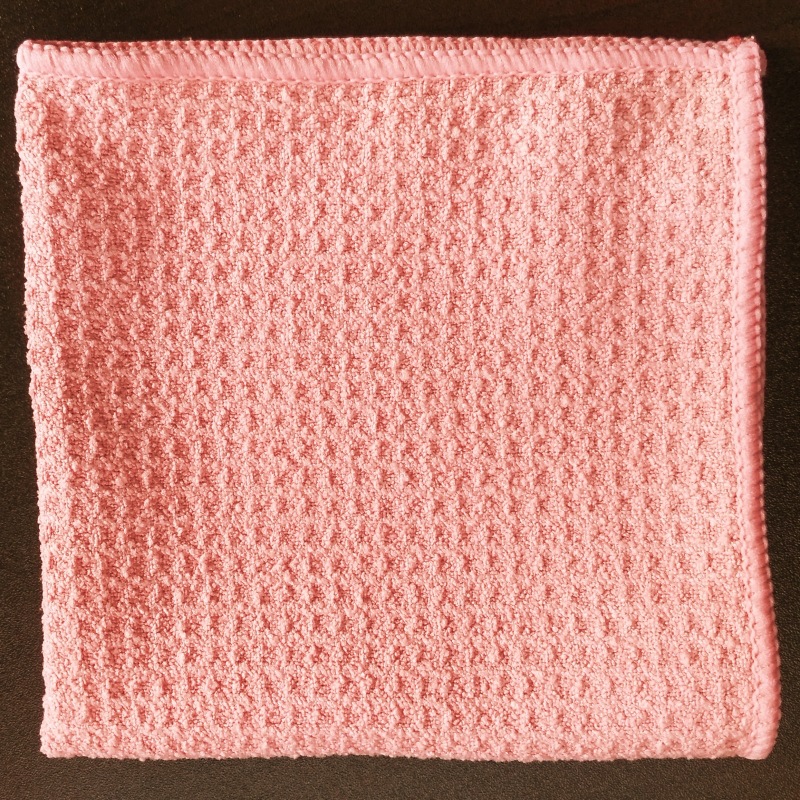 40*40cm piña rejilla Toalla de limpieza fuerte absorbente descontaminación 300gsm microfibra estropajo