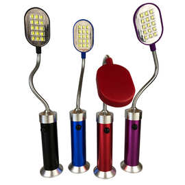 跨境货源宁波厂家直销15LED软管灯可随意弯曲工作灯维修灯强磁铁