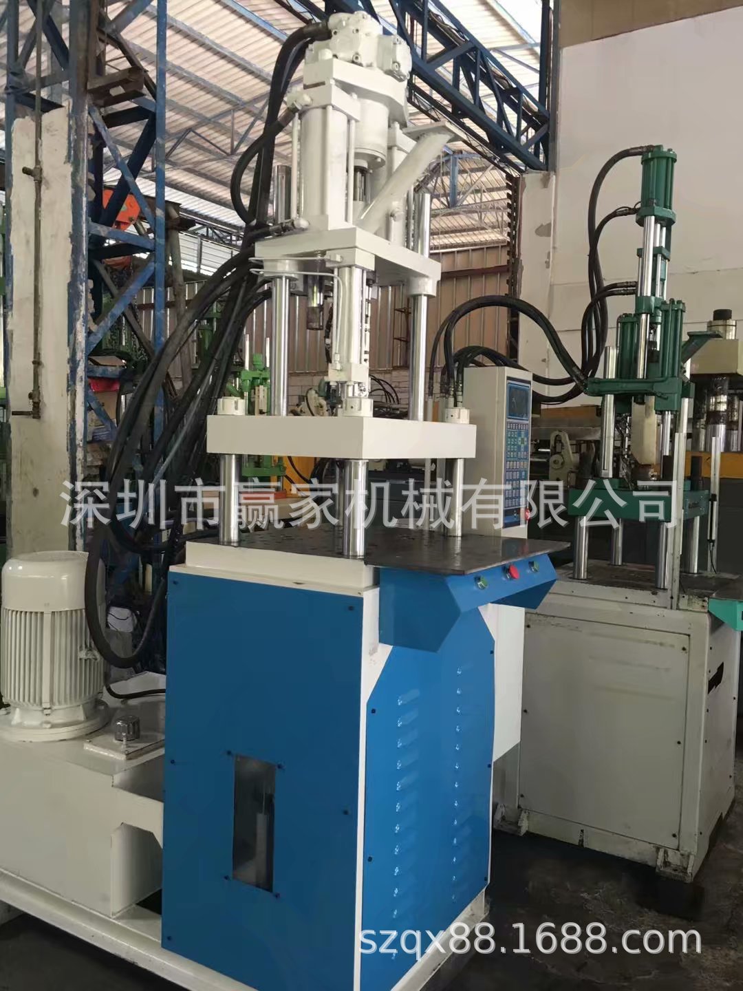 厂家出售55T高速立式注塑机，二手立式注塑机