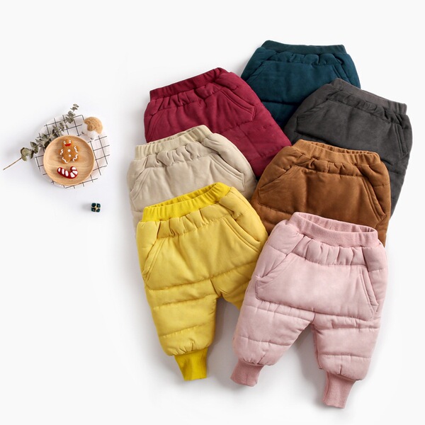 Children's winter demi-season trousers for men and women