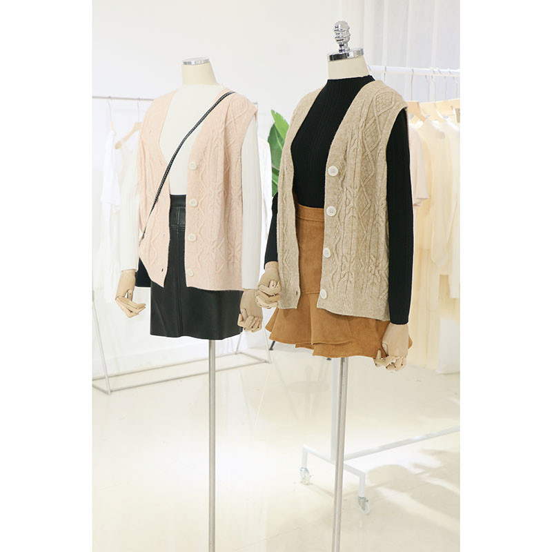 Gilet femme en Mélange de coton - Ref 3317726 Image 7