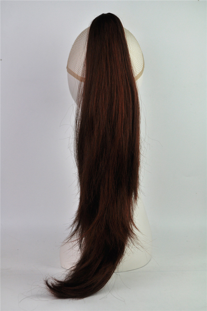 NEWLOOK nueva pelucca de Amazon invisible natural cabello de cola de caballo agarre clips pelucca de cola de caballo