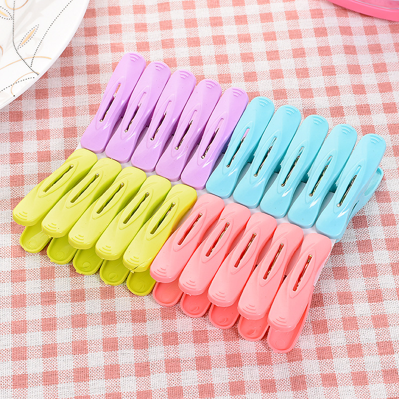 晾衣小夹子防风防滑多功能强力衣服夹 晾晒夹晒衣夹简易夹子 单个