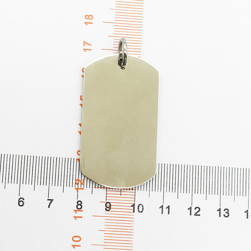 厂家直销不锈钢军牌美国大兵身份牌钛钢军牌项链刻字定制钥匙扣牌|ru