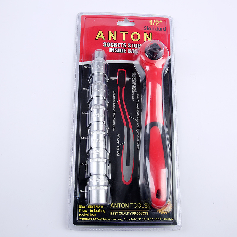 快速两用棘轮扳手 快速扳手开口套装 两用棘轮组套五金工具批发