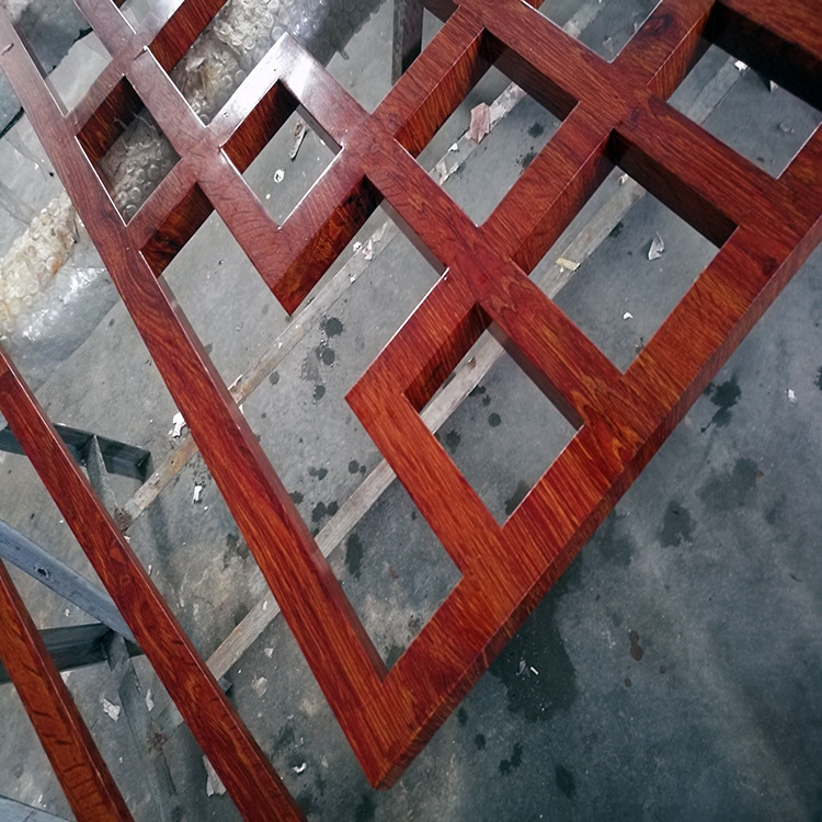 供应科达铝窗花【德普龙】铝窗花 仿古木纹