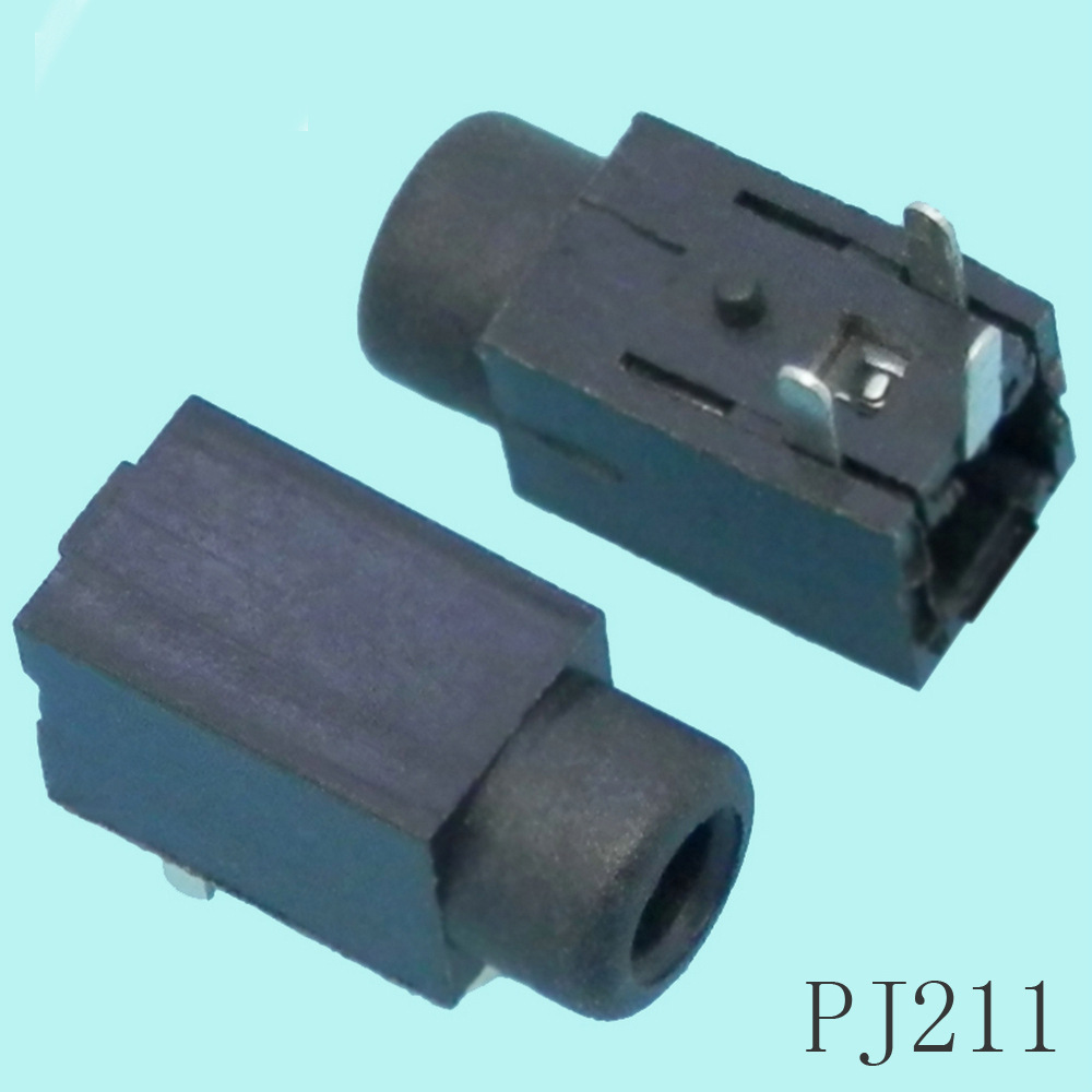 3.5双声道4节带开关沉板无头短方头SMT贴片式耳机音频视频母插座