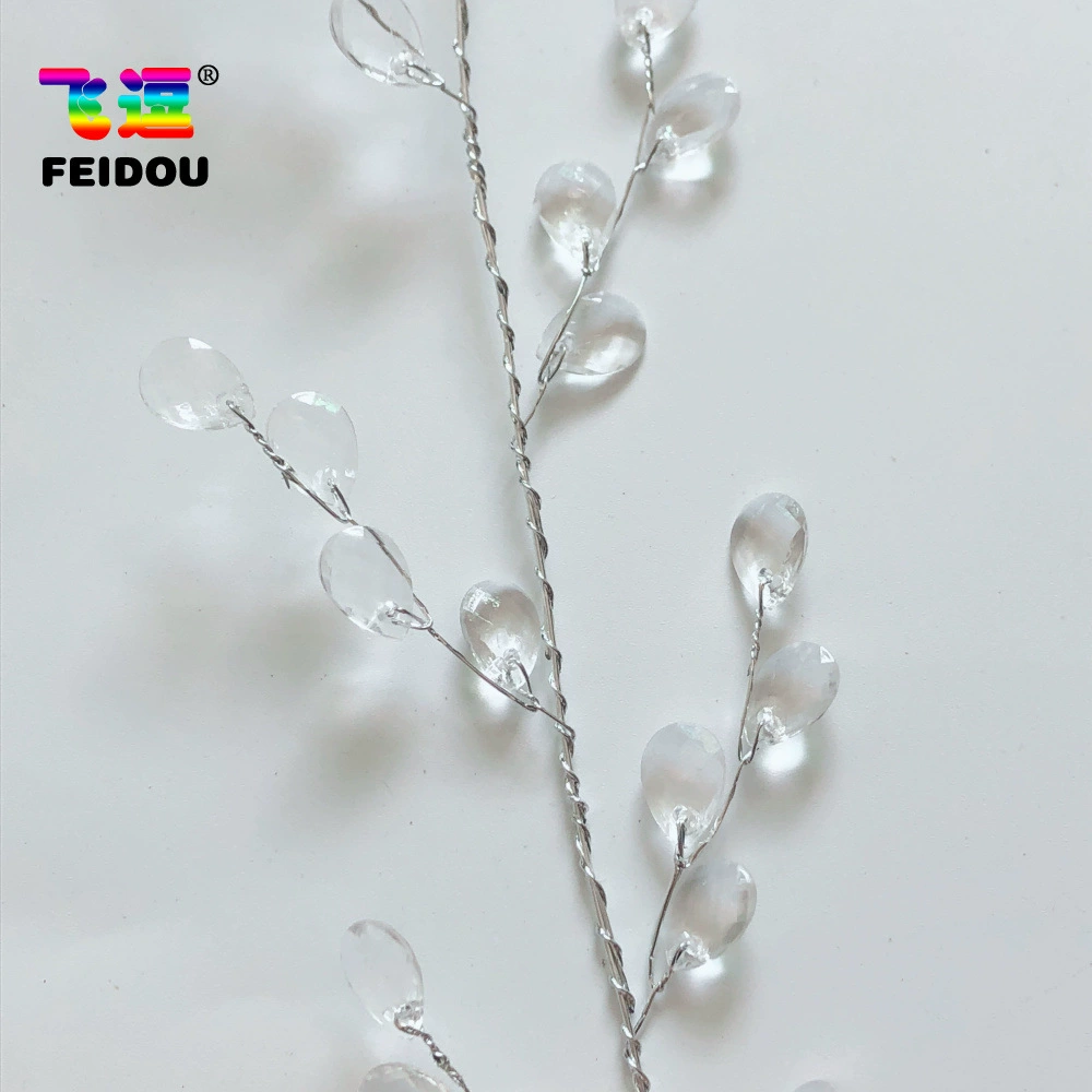 Декоративная лоза (FEIDOU) 1,5 м — акриловые капельки, гибкая проволочная гирлянда
